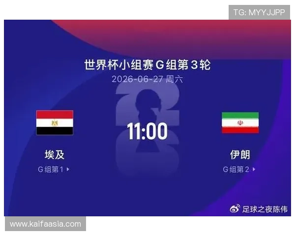 世界杯埃及对阵伊朗比赛前的最新数据汇总与双方状态分析报告